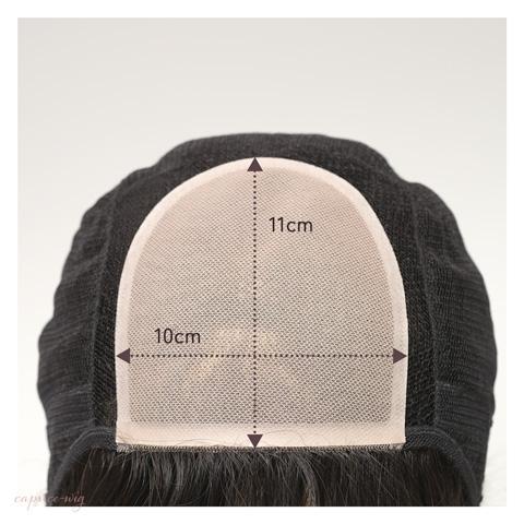 人毛ウィッグ 総手植え 軽量 自然 着け心地の良い 軽やかミディアムレイヤーボブ CW-HM56の画像