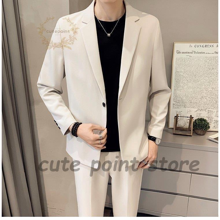 春先取りの ストレッチ スーツ セットアップ メンズ カジュアルスーツ 2点セット 30代 おしゃれ メンズ スーツ セットアップ おしゃれ カジュアル オフィス 通勤 秋 夏 春 トラベラー ウォッシャブル 40代 30代 スーツ フォーマル Www Solidarite Numerique Fr