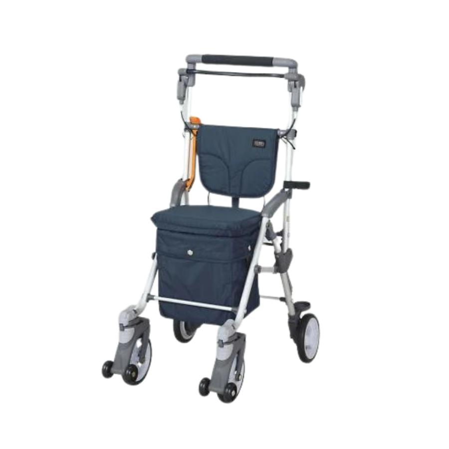 シルバーカー ネイビー シルバーカー スルーンボックスN ネイビー | マキテック 手押し車