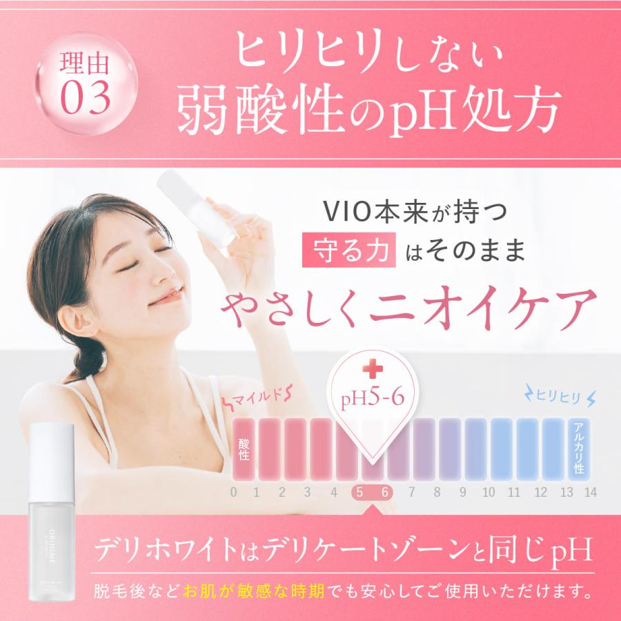 LDKベストバイ第1位 デリケートゾーン 匂いケア ニオイ ミスト スプレー 逆さまで使える 脱毛後 エタノールフリー 無添加 日本製 30ml デリホワイト 医薬部外品 | DELIWHITE | 11