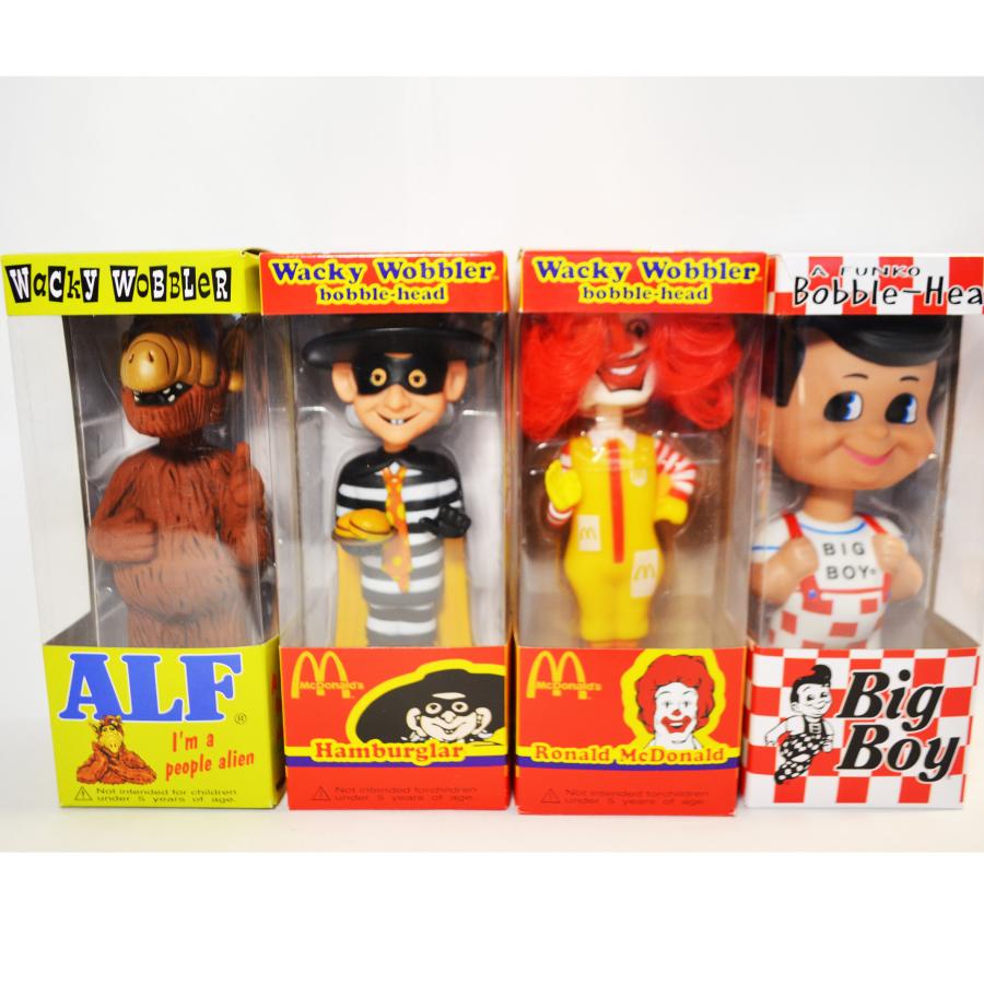 ボブルヘッド　アルフ　ドナルド　ハンバーグラー　ビッグボーイ　新品　バラ売り ボブルヘッド アルフ ドナルド ハンバーグラー ビッグボーイ