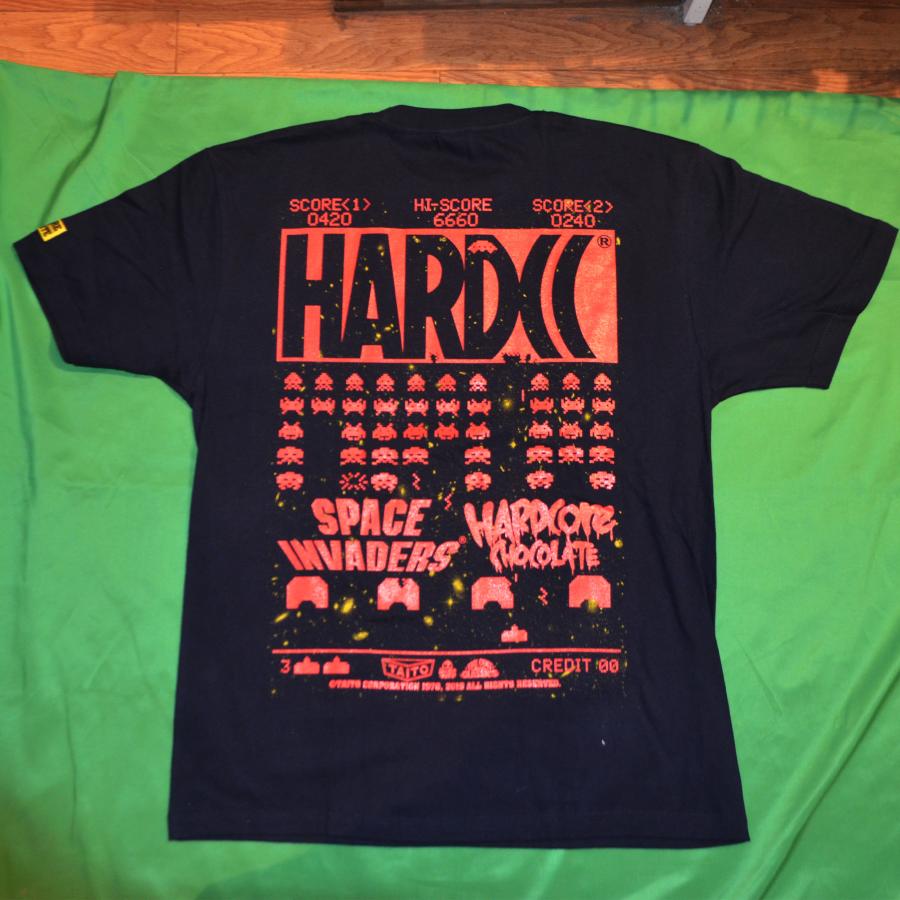 ハードコアチョコレート スペースインベーダー Tシャツ HARDCC