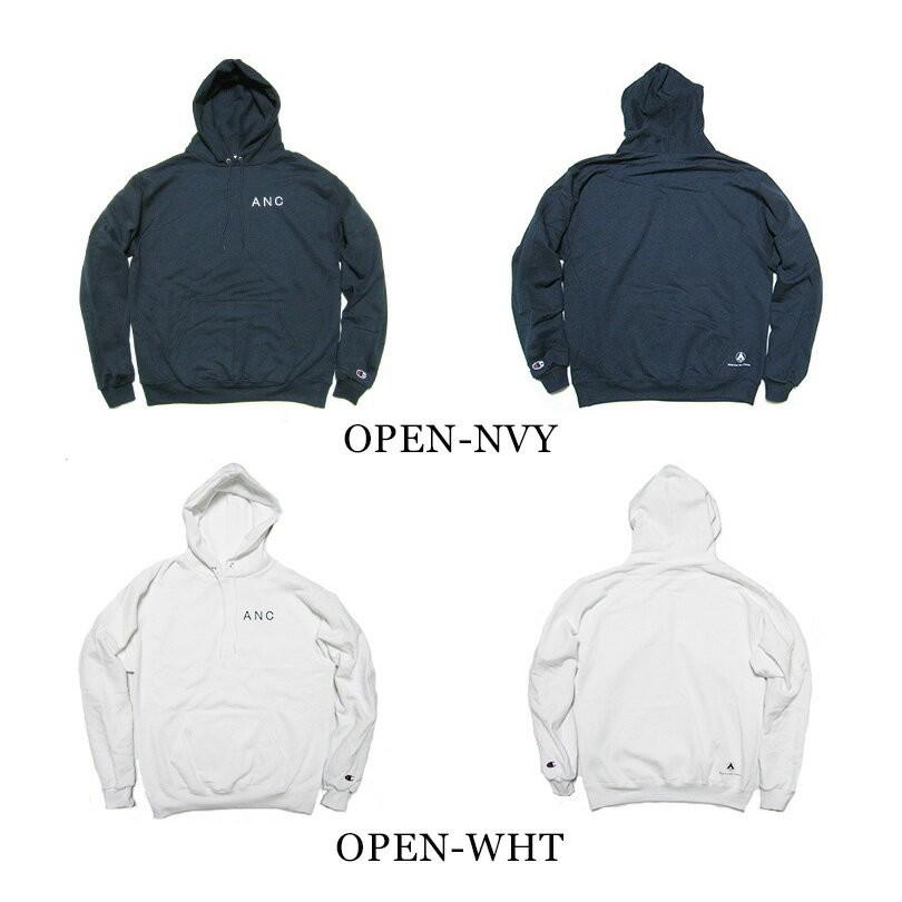 チャンピオン Champion パーカー トレーナー メンズ レディース プルオーバー ANC アンク LOGO PULLOVER HOODIE ブラック グレー ネイビー ホワイト｜capsule091｜08