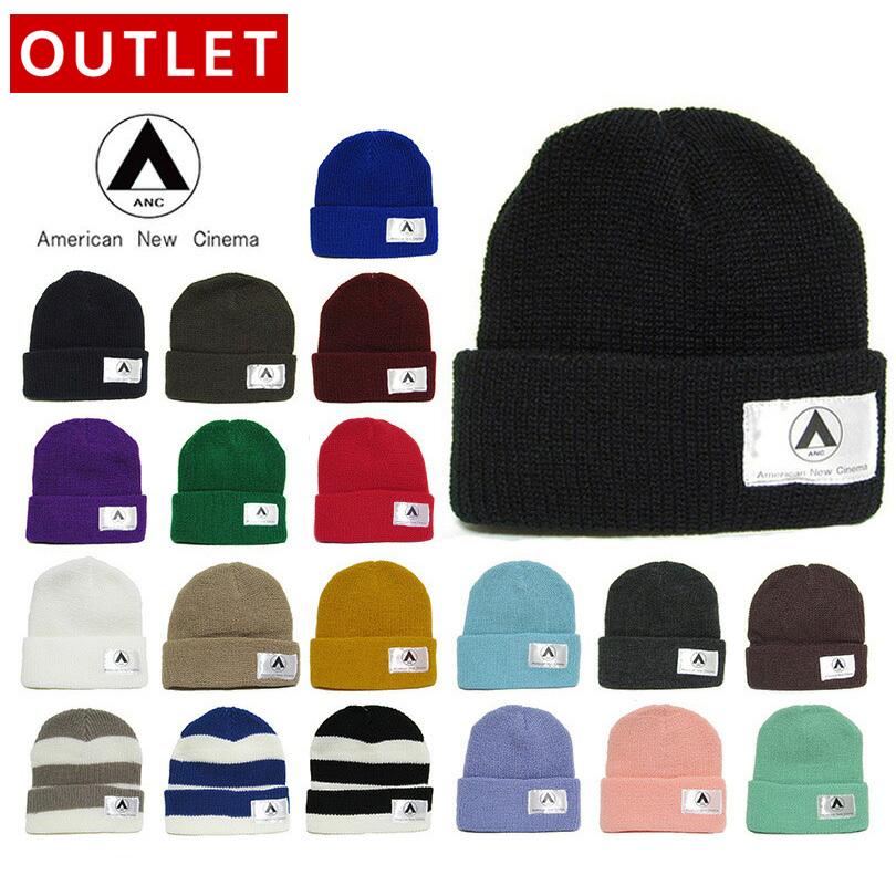 【アウトレット商品】 ANC AMERICAN NEW CINEMA アメリカンニューシネマ ニットキャップ ニット帽 帽子 カフビーニー ワッチキャップ ポイント消化 | 