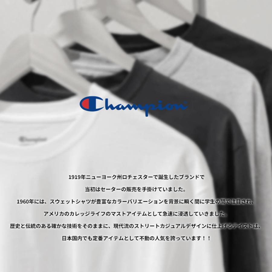 チャンピオン Tシャツ メンズ レディース Champion 無地 半袖 T525 ショートスリーブ シンプル ビッグシルエット オーバーサイズ ワンポイント 6oz｜capsule091｜04