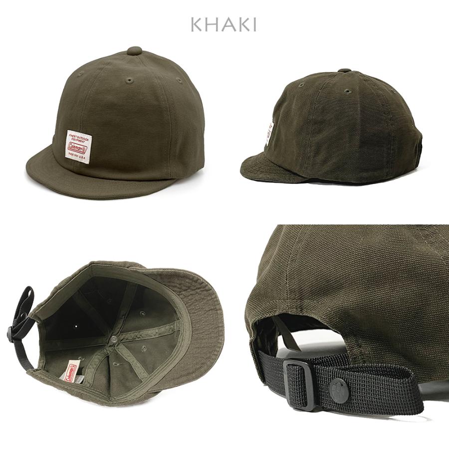 帽子 PRADAMAN Coleman（コールマン） ボールキャップ 帽子メンズ つば短い帽子 つば