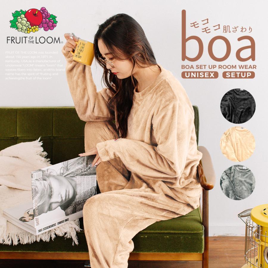 FRUIT OF THE LOOM（フルーツオブザルーム） ボア セットアップ クルー