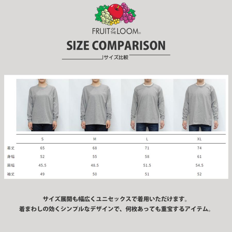 FRUIT OF THE LOOM（フルーツオブザルーム） ロンT メンズ 長袖 T