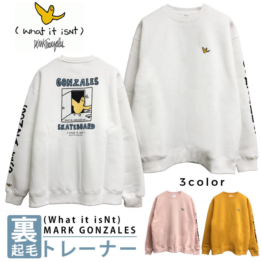 Mark Gonzales トレーナー メンズ マークゴンザレス What it