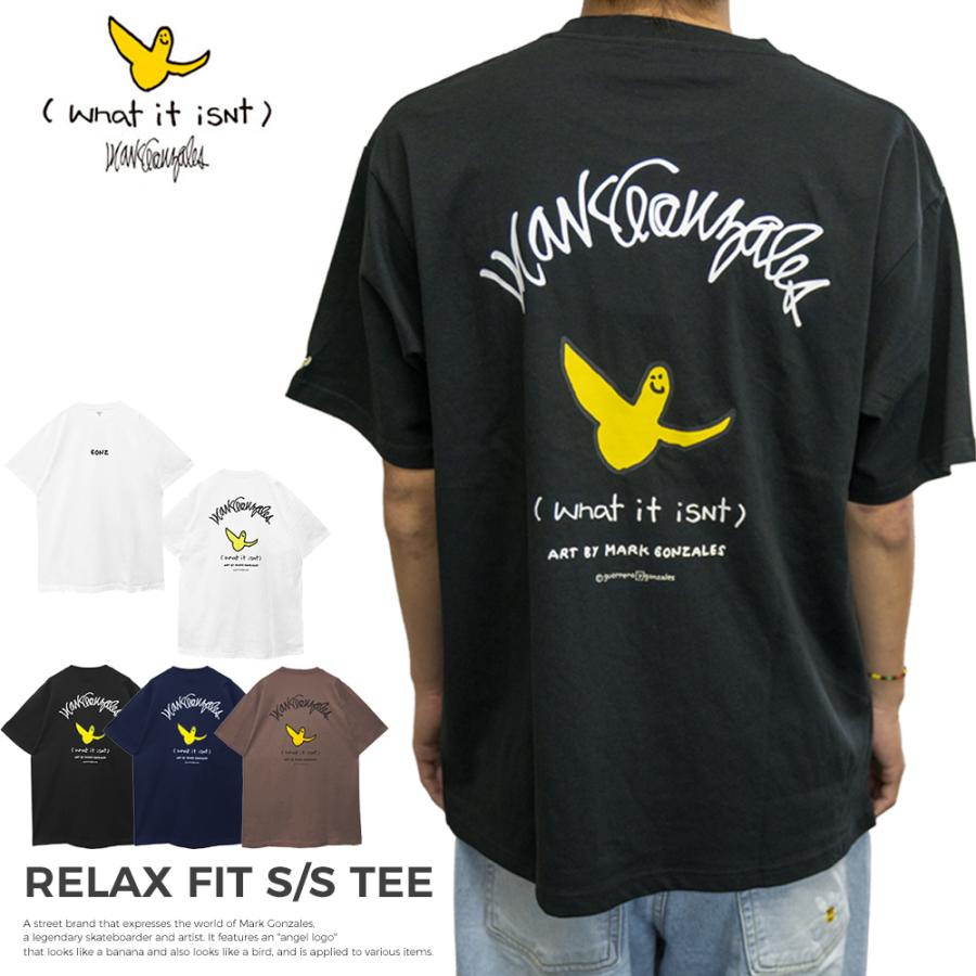 ごんざれすページ Mark Gonzales（マークゴンザレス） what it isNt Tシャツ メンズ