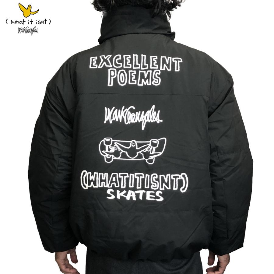 Mark Gonzales 中綿 ジャケット メンズ ワットイットイズント Mark Gonzales 中綿 ジャケット メンズ ワットイットイズント