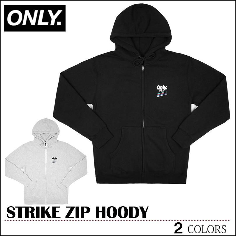 ONLY NY（オンリーニューヨーク） パーカー ブラック グレー ONLY NEW