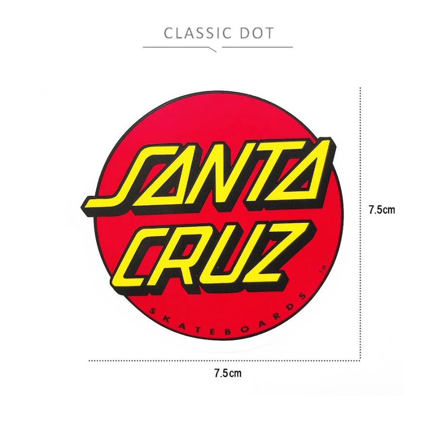 SANTA CRUZ（サンタクルーズ） ステッカー シール ロゴ スケート