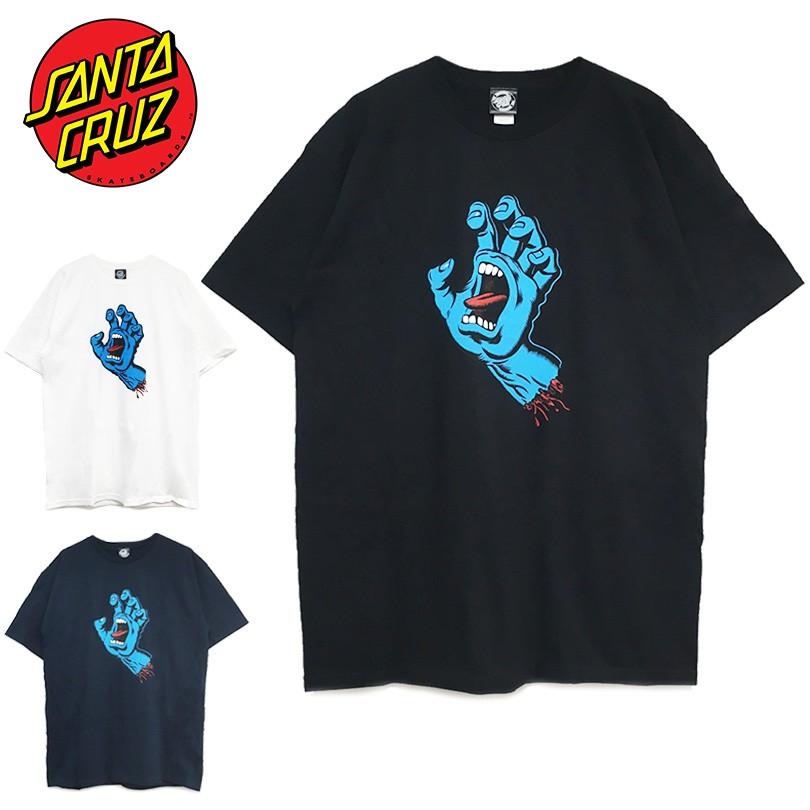 ゆうパケット送料無料 サンタクルーズ Tシャツ SANTA CRUZ メンズ レディース 半袖 SCREAMING HAND フロント ビッグ