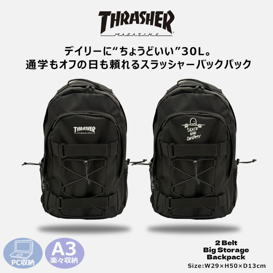 リュック 通学 大容量 30L THRASHER 特典つき スラッシャー メンズ レディース 通勤 バックパック 丈夫 撥水 おしゃれ ブランド thrasher318-THCA-303 | THRASHER | 01