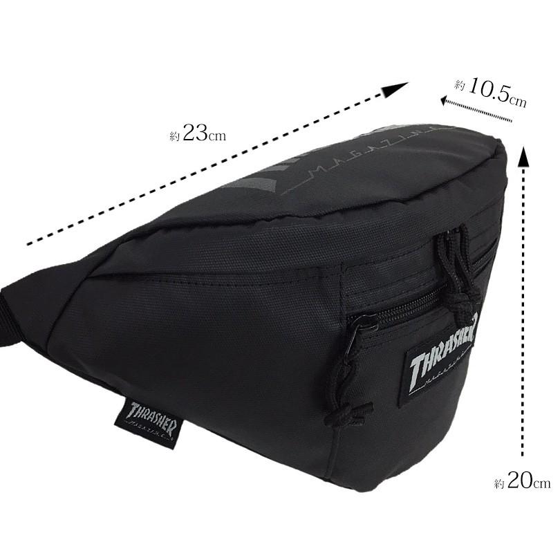 ポーチ メンズ ショルダーバッグ THRASHER レディース スラッシャー バッグ ポーチ ウエストバッグ 斜めがけ 小さめ お出かけ ポーチ ボディバッグ | THRASHER | 07