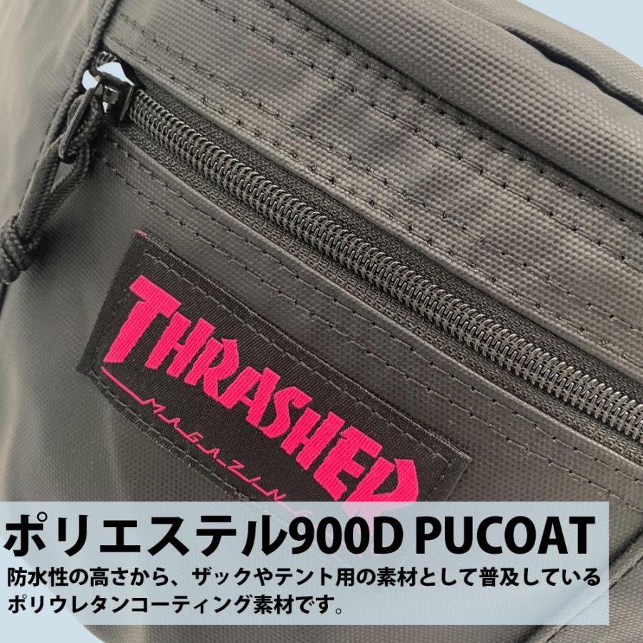 ポーチ メンズ ショルダーバッグ THRASHER レディース スラッシャー バッグ ポーチ ウエストバッグ 斜めがけ 小さめ お出かけ ポーチ ボディバッグ | THRASHER | 05