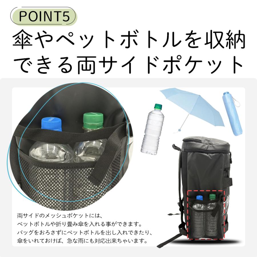 リュック 通学 大容量 37L THRASHER 特典つき スラッシャー 撥水 タフ 通勤 メンズ レディース 黒 男子 女子 丈夫 おしゃれ ブランド thrasher317-TH-Q | THRASHER | 06