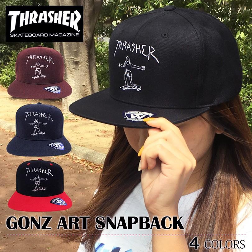 スラッシャー ベースボールキャップ メンズ レディース Thrasher ストレートキャップ 帽子 送料無料 スナップバック ロゴ Gonz Art ゴンズ マーク ゴンザレス Thrasher151 15th C64 0612 Capsule 通販 Yahoo ショッピング