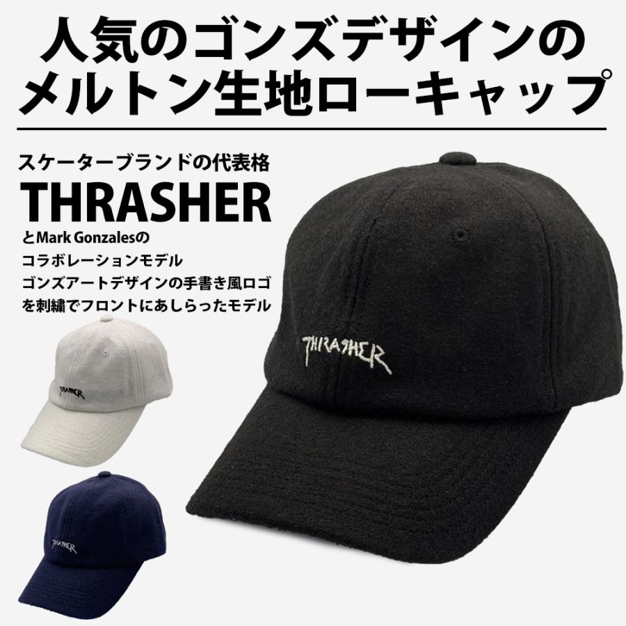 THRASHER キャップ スラッシャー メンズ レディース メルトン