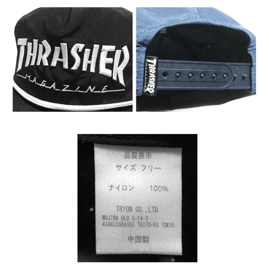 THRASHER（スラッシャー） キャップ メンズ レディース ロープ