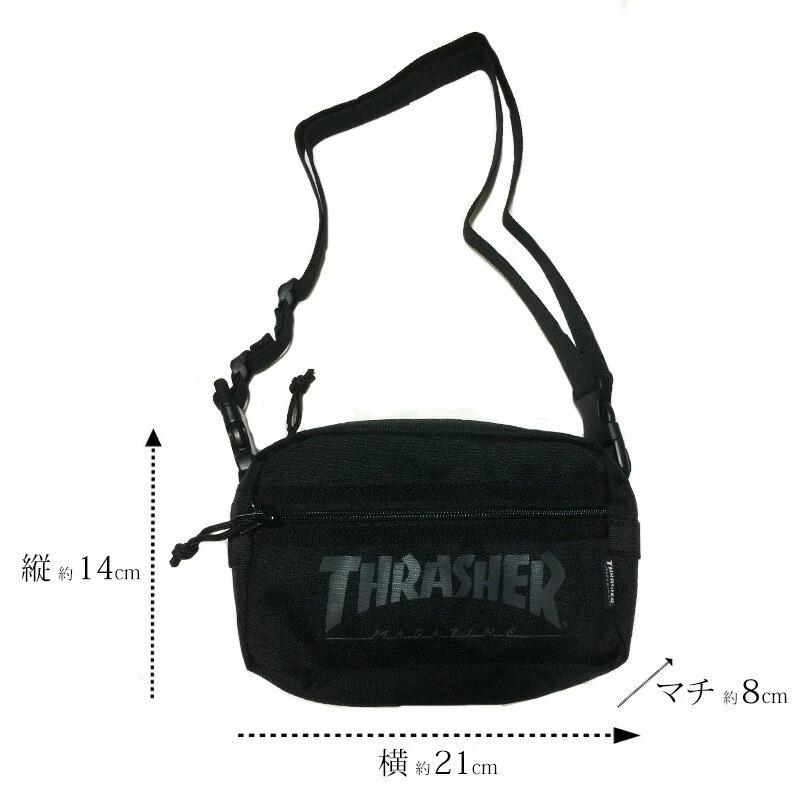 スラッシャー THRASHER ショルダーバッグ  バッグ 黒 ブラック ホワイト ピンク ライム ブルー メンズ レディース スケート フェス｜capsule091｜07