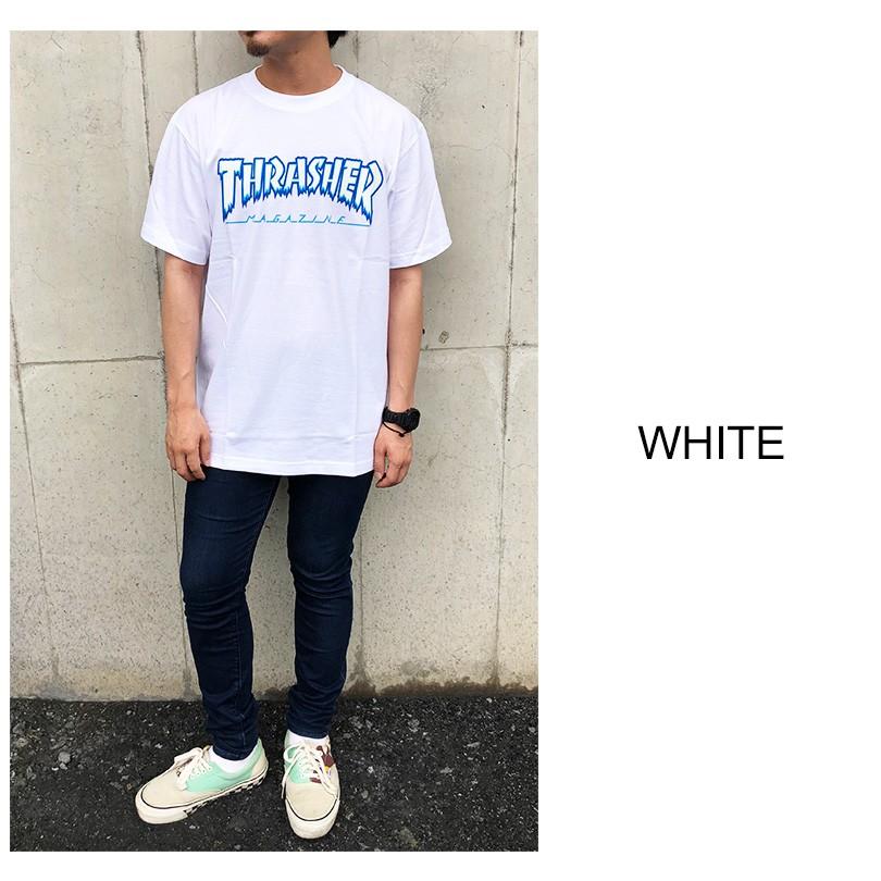 スラッシャー Ｔシャツ メンズ レディース THRASHER ブランド ICE アイス 半袖 ロゴ ブラック ホワイト LOGO TEE TH81226｜capsule091｜04