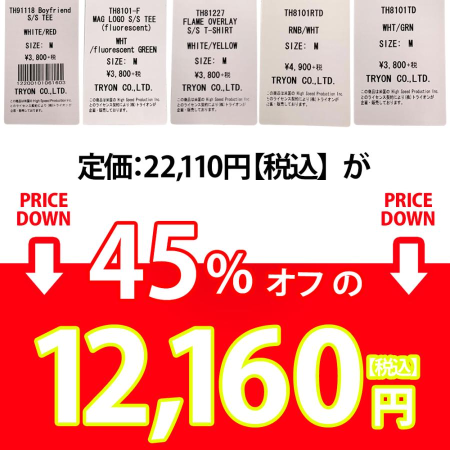 Tシャツ 5枚セット THRASHER スラッシャー 夏のハッピーバッグ 福袋 2024 5枚入り Mサイズ限定 メンズ レディース アパレル まとめ買い 5枚組 お買い得 SALE | THRASHER | 02