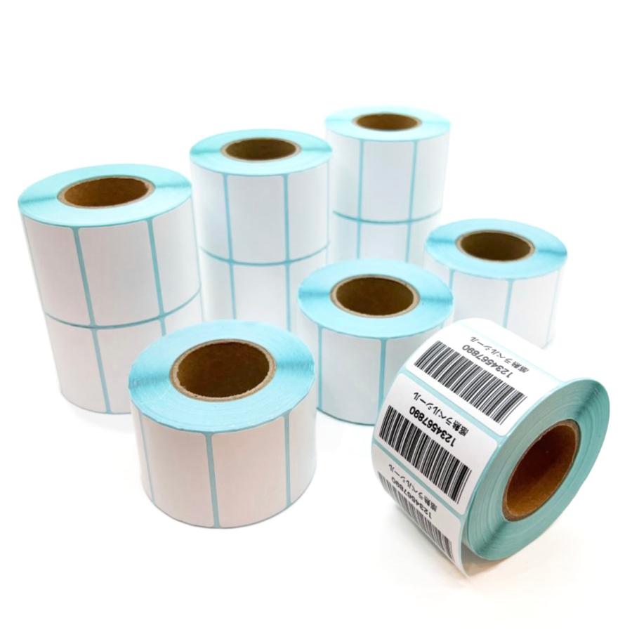 ラベル 感熱ラベルロール 50x30mm 10個セット 8000枚入り宛名