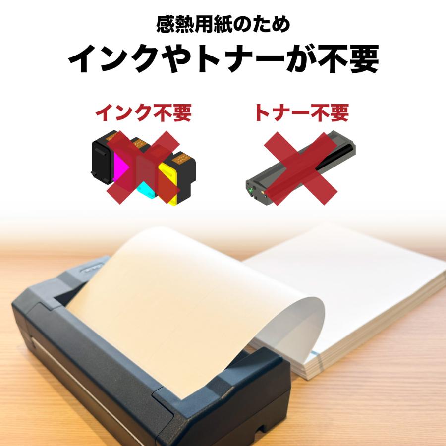 日本製】 インクレスプリンター Sen EC販売専用 A4 感熱 サーマル FBA