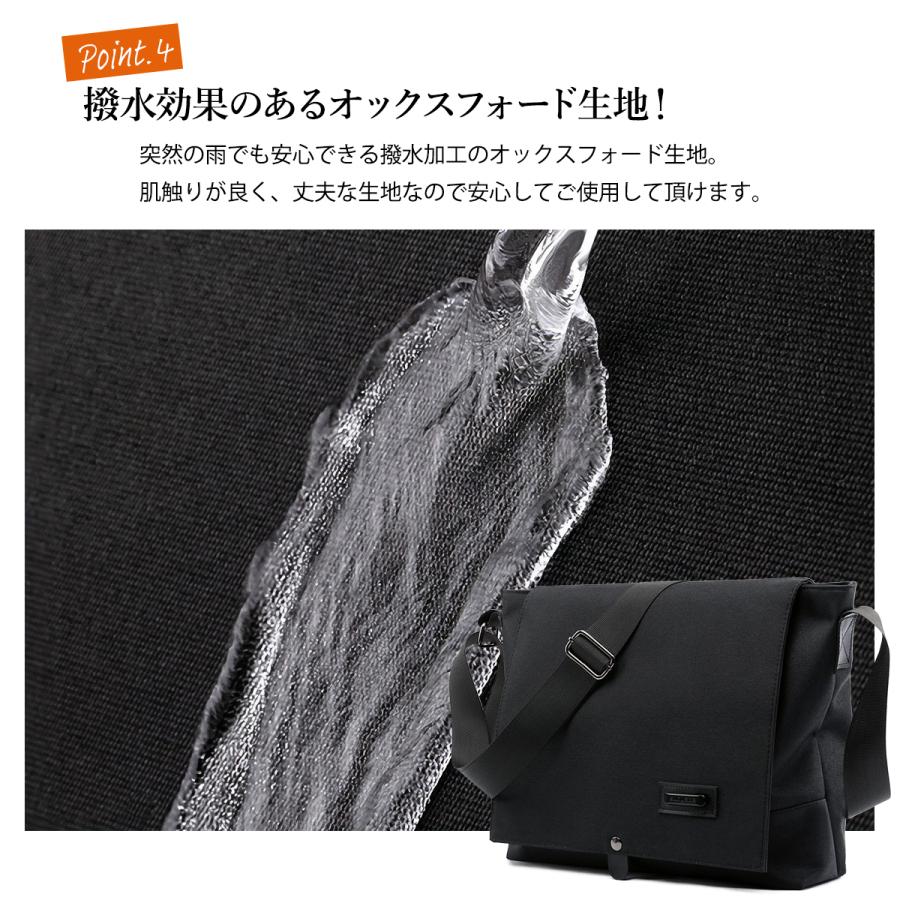 ショルダーバッグ メッセンジャーバッグ メンズ ボディバッグ 大きめ 斜めがけ 帆布 キャンバス地 軽量 A4 肩掛け カジュアル 母の日 |  | 07