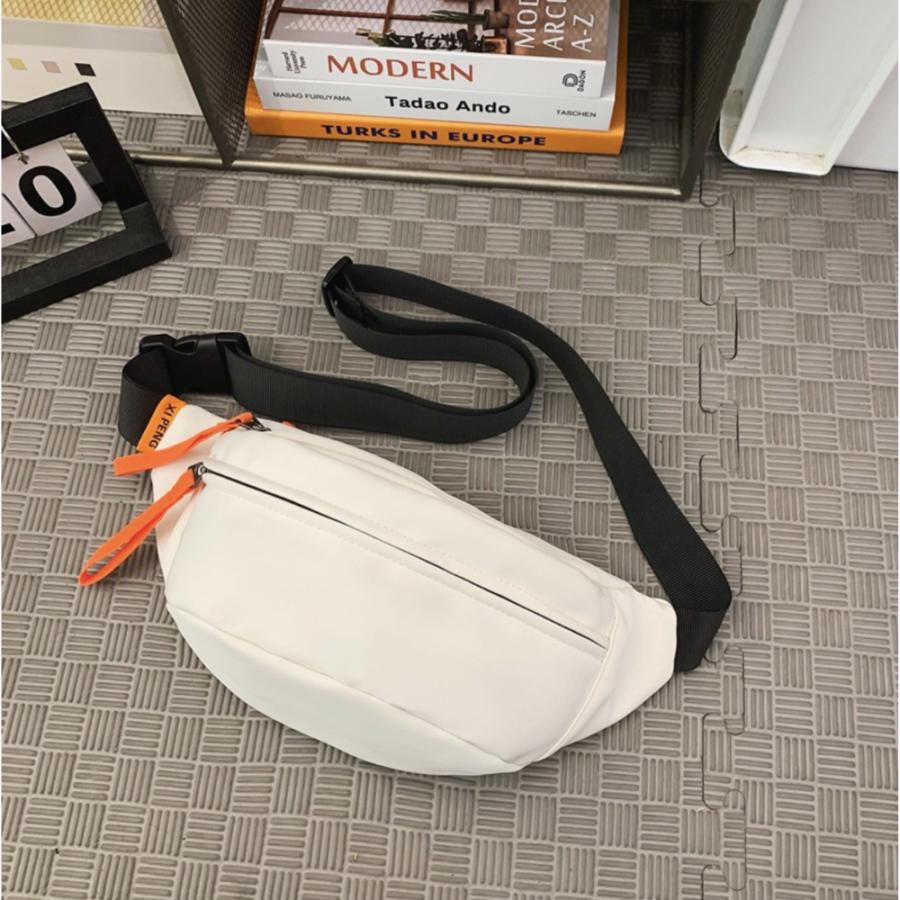 ボディバッグ ウエストポーチ レディース メンズ 軽量 ショルダーバッグ 斜めがけ 肩掛け 韓国 無地 |  | 14