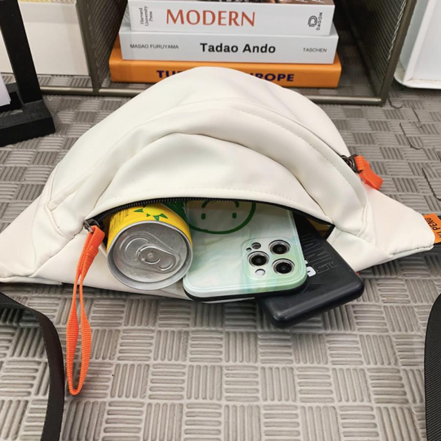 ボディバッグ ウエストポーチ レディース メンズ 軽量 ショルダーバッグ 斜めがけ 肩掛け 韓国 無地 |  | 10