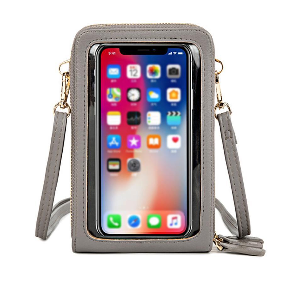 スマホショルダー スマホポシェット スマホポーチ 母の日 タッチパネル