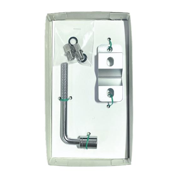 中型リール用＞ロッドクランプ Vブロック2点止め ナット・スパナ