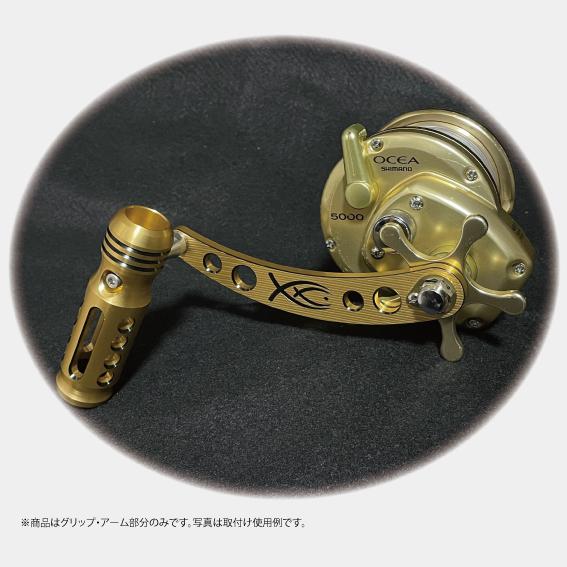 オシアジガー カーボン製 パワーハンドル ゴールド スロー (検索 オシアジガー カーボン製 パワーハンドル ゴールド スロー (検索