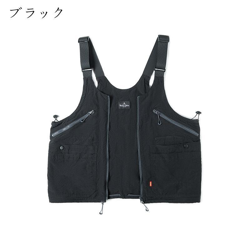 タクティカルベスト メンズ 2WAY バッグ 変形 手ぶら 大容量 多収納