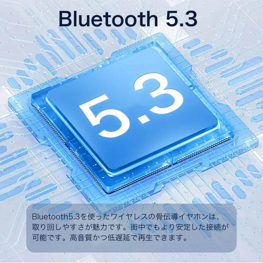骨伝導イヤホン風 ワイヤレスイヤホン bluetooth5.3 iPhone Android