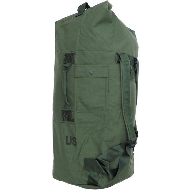 US（米軍放出品）ナイロン ダッフルバッグ OD [リュックサック