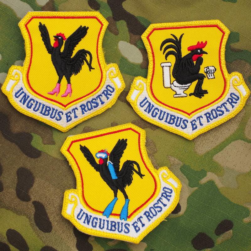 Military Patch（ミリタリーパッチ）18th Wing 第18航空団 ジョーク