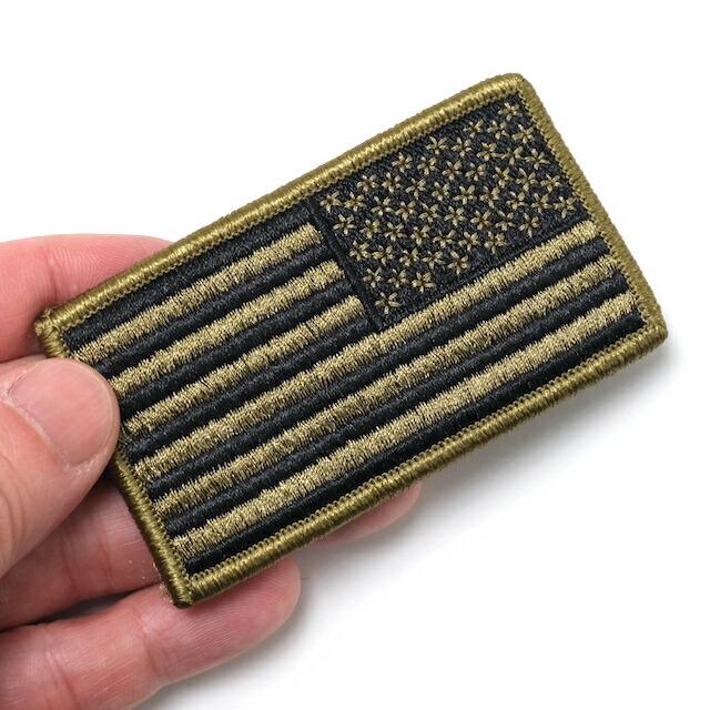 Military Patch（ミリタリーパッチ）米軍放出品 US フラッグ リバース