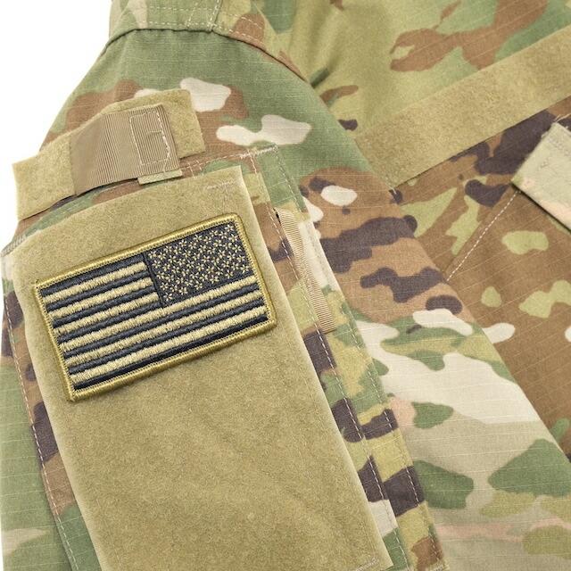 Military Patch（ミリタリーパッチ）米軍放出品 US フラッグ リバース