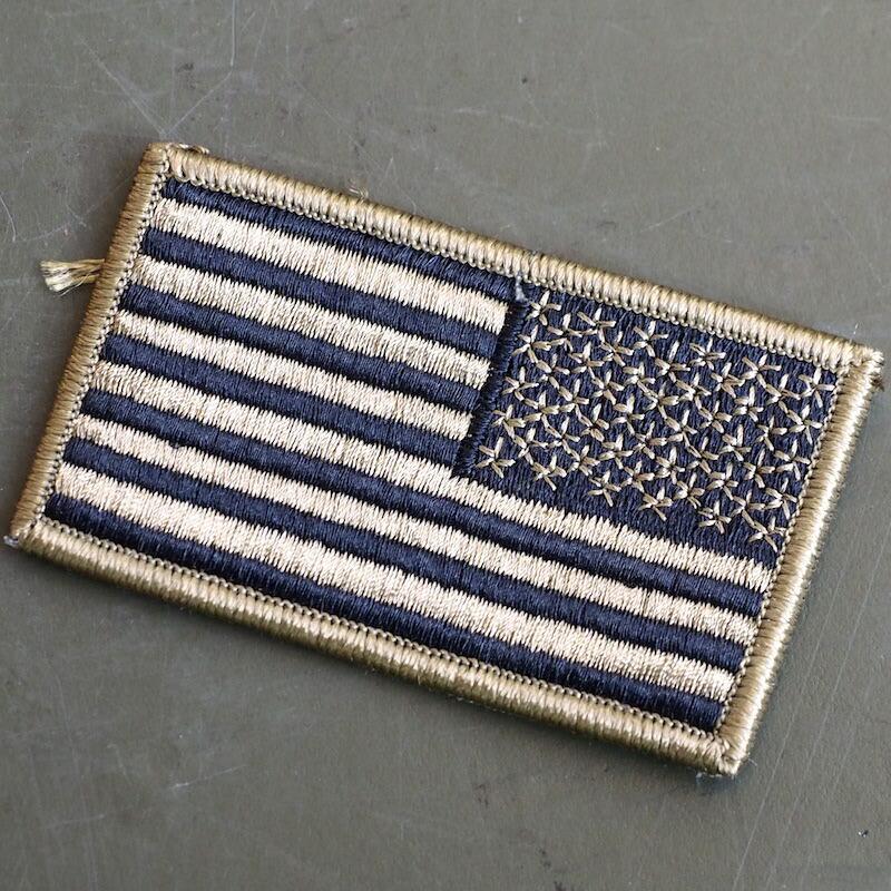 Military Patch（ミリタリーパッチ）米軍放出品 US フラッグ リバース