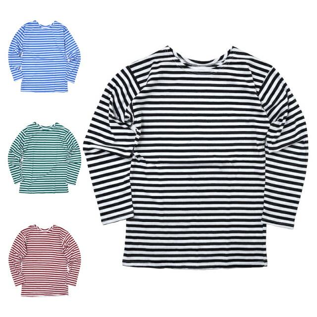 ワールドサープラス ロシア軍タイプ ボーダー長袖Tシャツ 【中田商店 