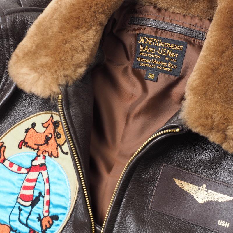 美品 MORGAN M-422 U.S.N フライトジャケット 40 G-1 MORGAN MEMPHIS BELLE（モーガン メンフィスベル）TYPE M422 米海軍