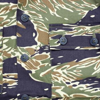 中田商店 タイガーストライプ XLサイズ 迷彩服 上下セット セスラー サバゲー SESSLER（セスラー）Vietnam Tiger Stripe Jacket 3 Pocket Blue