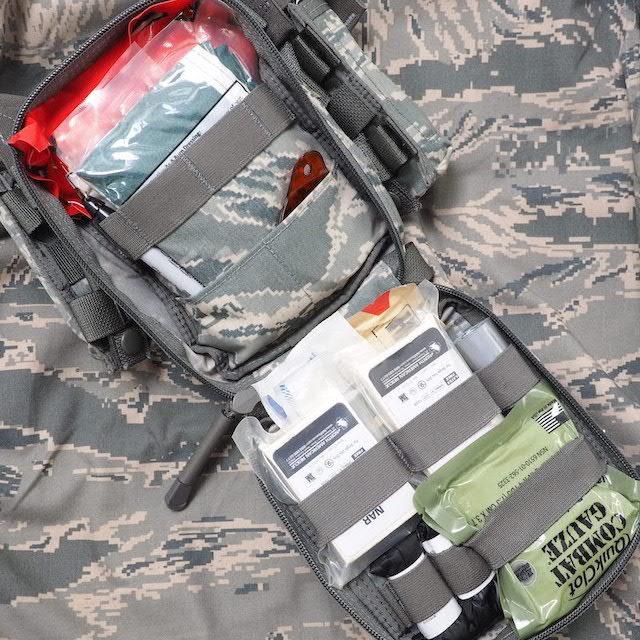 7222円 新作送料無料 US 米軍放出品 IFAK ファーストエイドキットセット 中身入り OECP Individual First Aid Kit