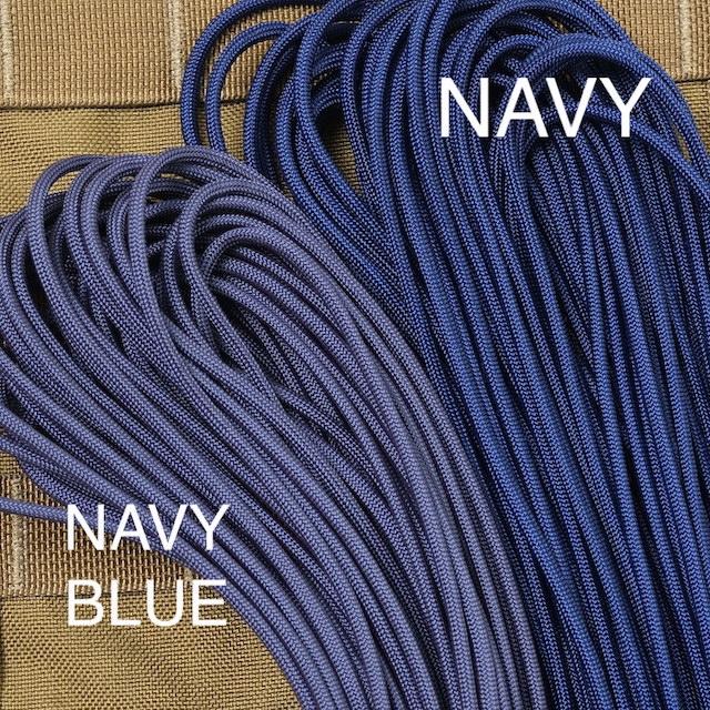 Military（ミリタリー）550 パラコード タイプ3 Navy [50ft 15m][550