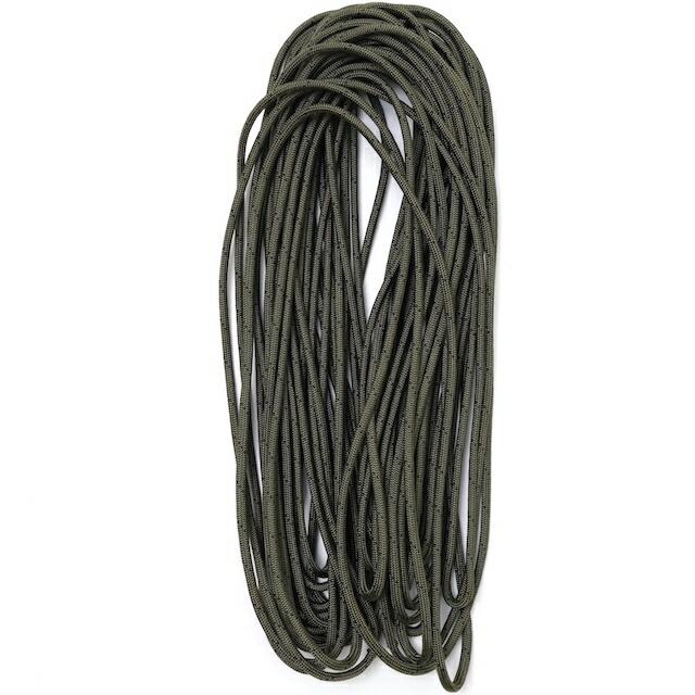 Military（ミリタリー）550 パラコード タイプ3 OD/Black Flecks [50ft