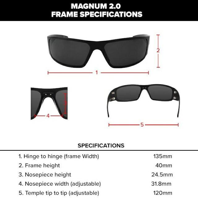 GATORZ（ゲイターズ） ANSI Z87.1+ MILSPEC BALLISTIC MAGNUM ASIANFIT